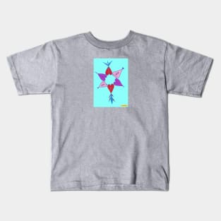 Circle Of Love Blue. Kids T-Shirt